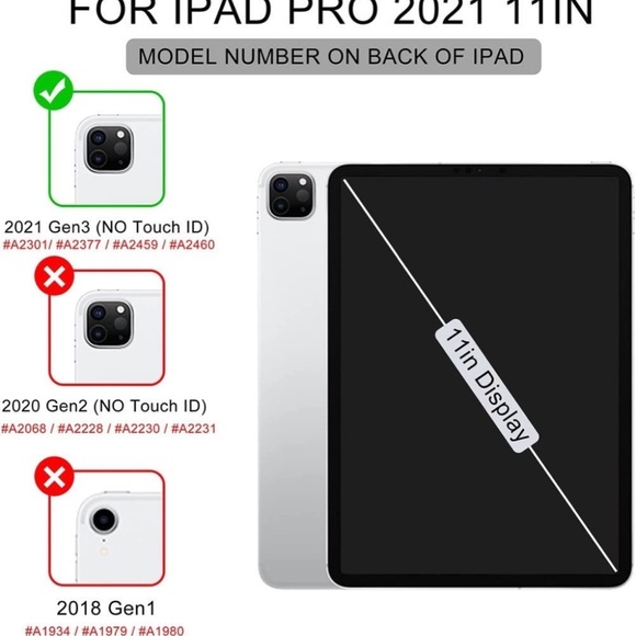 Rose Gold Case For iPad Pro 11 inch 2021 - Picture 4 of 12